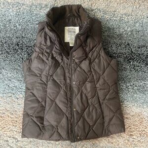 Eddie Bauer Goose Down Quilted Vest